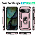Google Pixel 9 Pro Military Armour Ring Case [RoseGold] 7