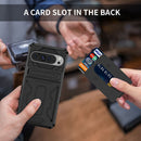 Google Pixel 9 Pro XL Heavy Duty Kickstand Card Holder Case