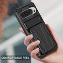 Google Pixel 9 Pro XL Heavy Duty Kickstand Card Holder Case