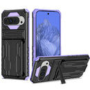 Google Pixel 9 Pro XL Heavy Duty Kickstand Card Holder Case