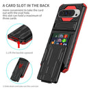 Google Pixel 9 Pro XL Heavy Duty Kickstand Card Holder Case