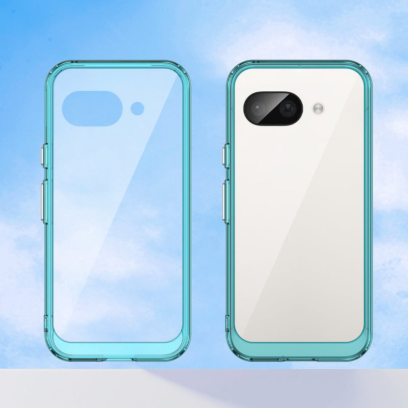Google Pixel 9a Soft TPU Bumper Case [Clear Blue]