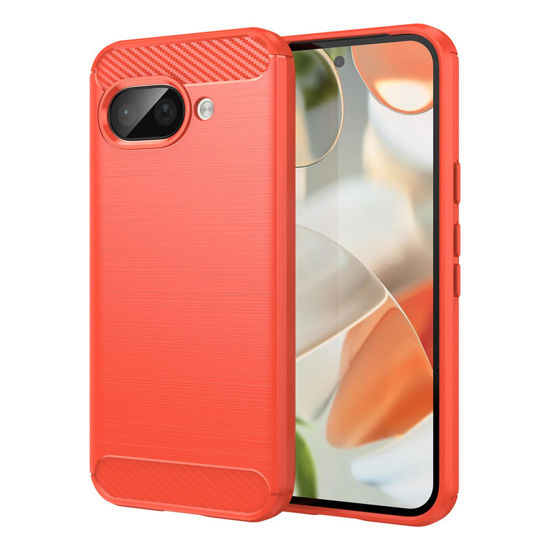 Google Pixel 9a Carbon Fibre Brushed Case [Red]