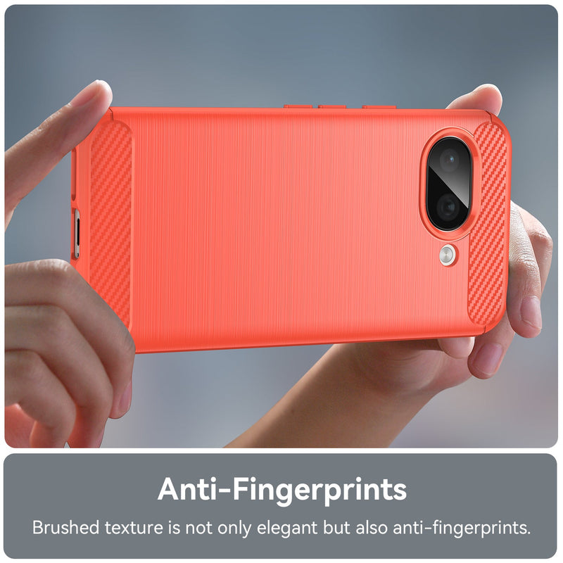 Google Pixel 9a Carbon Fibre Brushed Case [Red]
