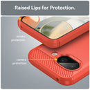 Google Pixel 9a Carbon Fibre Brushed Case [Red]