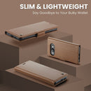 Google Pixel 9a CaseMe Retro Wallet Case [Brown] 8