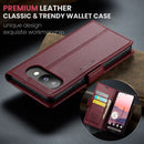 Google Pixel 9a CaseMe Retro Wallet Case [Maroon] 6