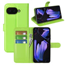 Google Pixel 9a PU Wallet Case [Green] 1