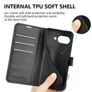 Google Pixel 9a PU Wallet Case [Green] 9