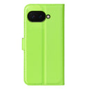 Google Pixel 9a PU Wallet Case [Green] 3