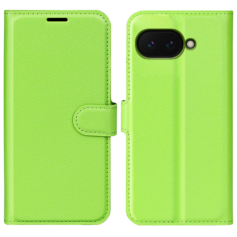 Google Pixel 9a PU Wallet Case [Green]