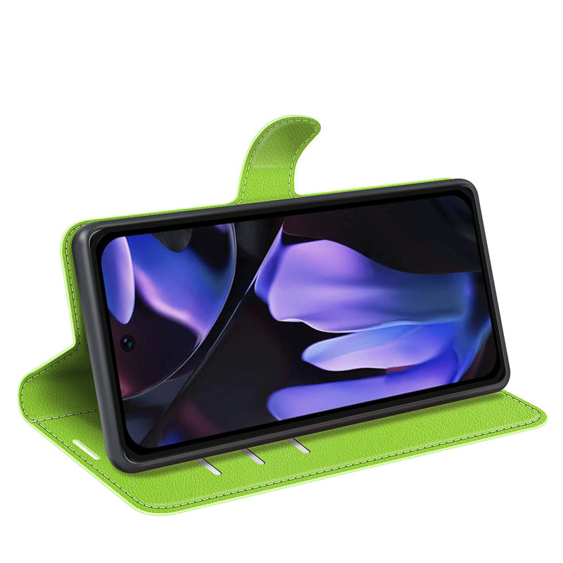 Google Pixel 9a PU Wallet Case [Green]