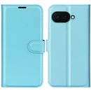 Google Pixel 9a PU Wallet Case [LightBlue] 4