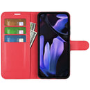 Google Pixel 9a PU Wallet Case [Red] 6