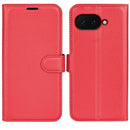 Google Pixel 9a PU Wallet Case [Red] 4