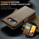 Google Pixel 9a CaseMe Retro Wallet Case [Brown]