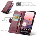 Google Pixel 9a CaseMe Retro Wallet Case [Maroon]