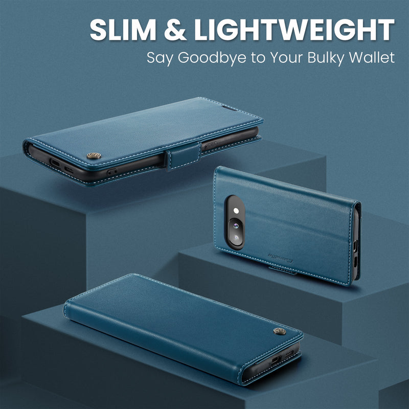 Google Pixel 9a CaseMe Retro Wallet Case [Navy]