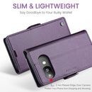 Google Pixel 9a CaseMe Retro Wallet Case [Purple]