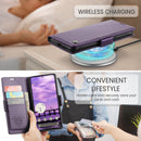 Google Pixel 9a CaseMe Retro Wallet Case [Purple]