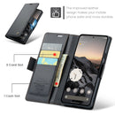 Google Pixel 9a CaseMe Retro Wallet Case [Black]