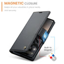 Google Pixel 9a CaseMe Retro Wallet Case [Black]