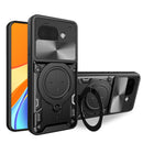 Google Pixel 9a Ring Kickstand Case w/ Camera Cover [Black]