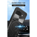 Google Pixel 9a Ring Kickstand Case w/ Camera Cover [Navy] 5