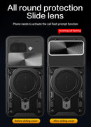 Google Pixel 9a Ring Kickstand Case w/ Camera Cover [Black]