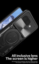 Google Pixel 9a Ring Kickstand Case w/ Camera Cover [Black]