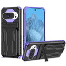 Google Pixel 9Pro Heavy Duty Kickstand Card Holder Case