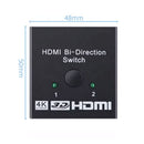 HDMI Bi-Directional Switcher 4K 2 into 1 switch or 1 into 2