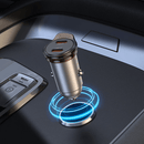45W Dual USB C Super Fast Car Charger w/ Mini Size, C to C Cable Included