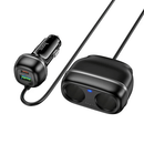 48W PD+QC Super Fast Car Charger w/ 2 x Cigarette Lighter Hub up to 240W