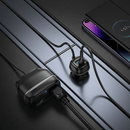 48W PD+QC Super Fast Car Charger w/ 2 x Cigarette Lighter Hub up to 240W