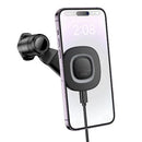15W Magnetic Wireless Charging Phone Holder for Air Vent w/ Hook Locking