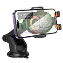 15W Wireless Charging Phone Holder for Windshield & Dashboard w/ Transparent Design