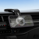 Magnetic Dashboard Phone Holder w/ Memory Alloy, 360 Rotation, Ring Magnet
