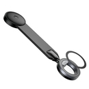 Magnetic Dashboard Phone Holder w/ Memory Alloy, 360 Rotation, Ring Magnet