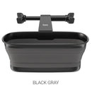 Car Back Seat  storage box water Cup Mobile holder foldable With Mirror