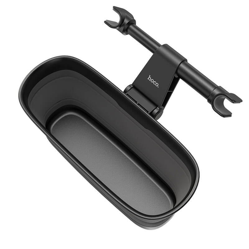 Car Back Seat  storage box water Cup Mobile holder foldable With Mirror