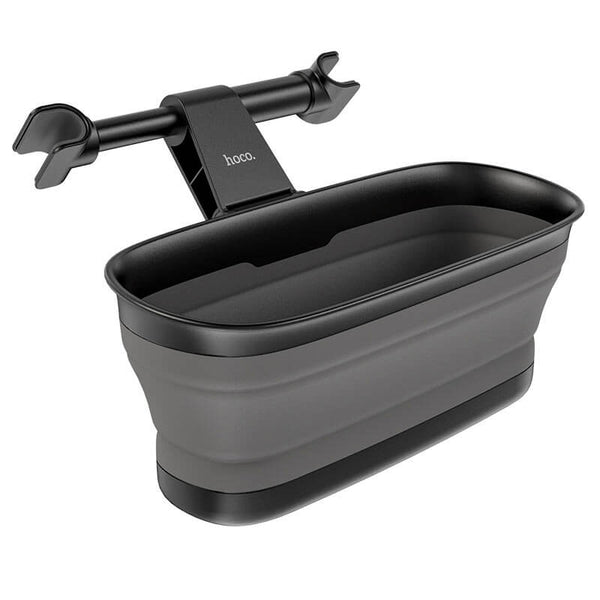 Car Back Seat  storage box water Cup Mobile holder foldable With Mirror