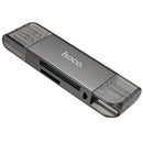 Hoco USB 3.0 Memory Card Reader USB-A USB-C Dual Plug