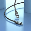 27W PD Silicon Super Fast Charging Cable - Lightning to Type C (X109) 3 Meter
