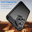 Honor 400 Pro Carbon Fibre TPU Case Slim Shockproof Cover Black