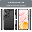 Honor 400 Pro Carbon Fibre TPU Case Slim Shockproof Cover Black