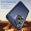 Honor 400 Pro Carbon Fibre TPU Case Slim Shockproof Cover Navy