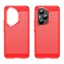 Honor 400 Pro Carbon Fibre TPU Case Slim Shockproof Cover Red