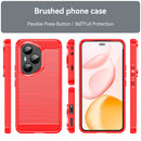 Honor 400 Pro Carbon Fibre TPU Case Slim Shockproof Cover Red