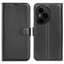 Honor 400 Pro PU Wallet Case [Black]